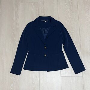 3/$10 Ashley By 26 International Navy Blazer